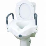 Elevated Toilet Seat With Removable Arms